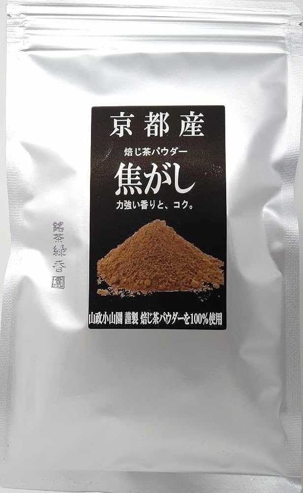 Amazon | ほうじ茶パウダー「焦がし」100g （無添加商品